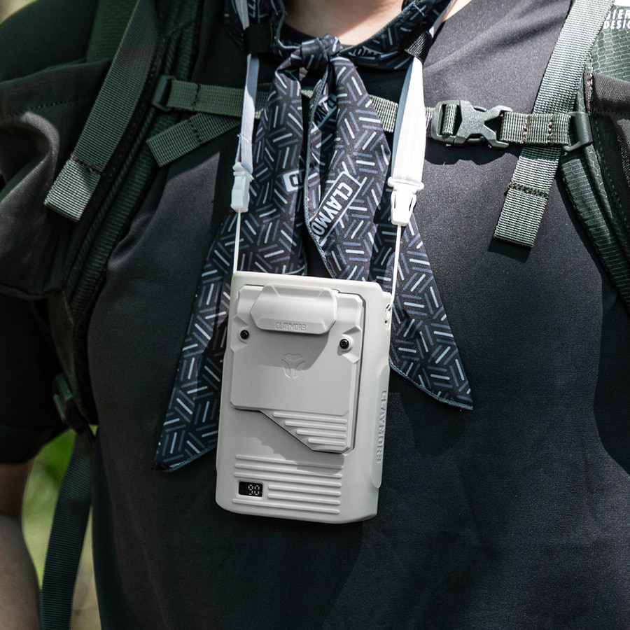 【大發家 X CLAYMORE】 軍式隨身風扇兩入組