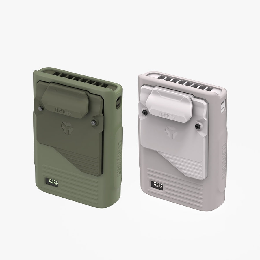 【大發家 X CLAYMORE】 軍式隨身風扇兩入組