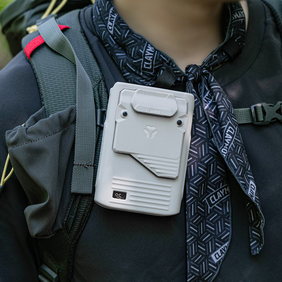 【大發家 X CLAYMORE】 軍式隨身風扇兩入組