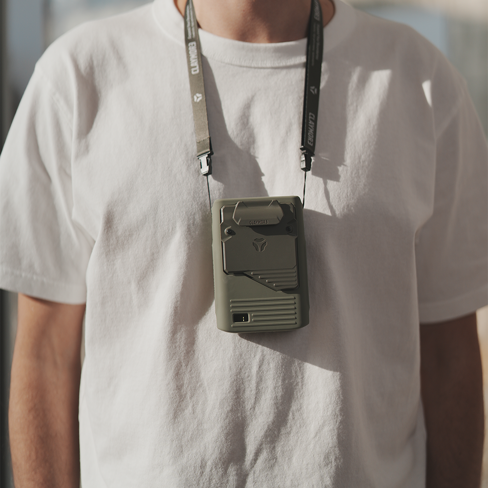 【大發家 X CLAYMORE】 軍式隨身風扇兩入組